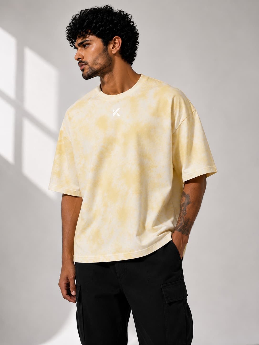 Sunburst Drop Shoulder T-Shirt