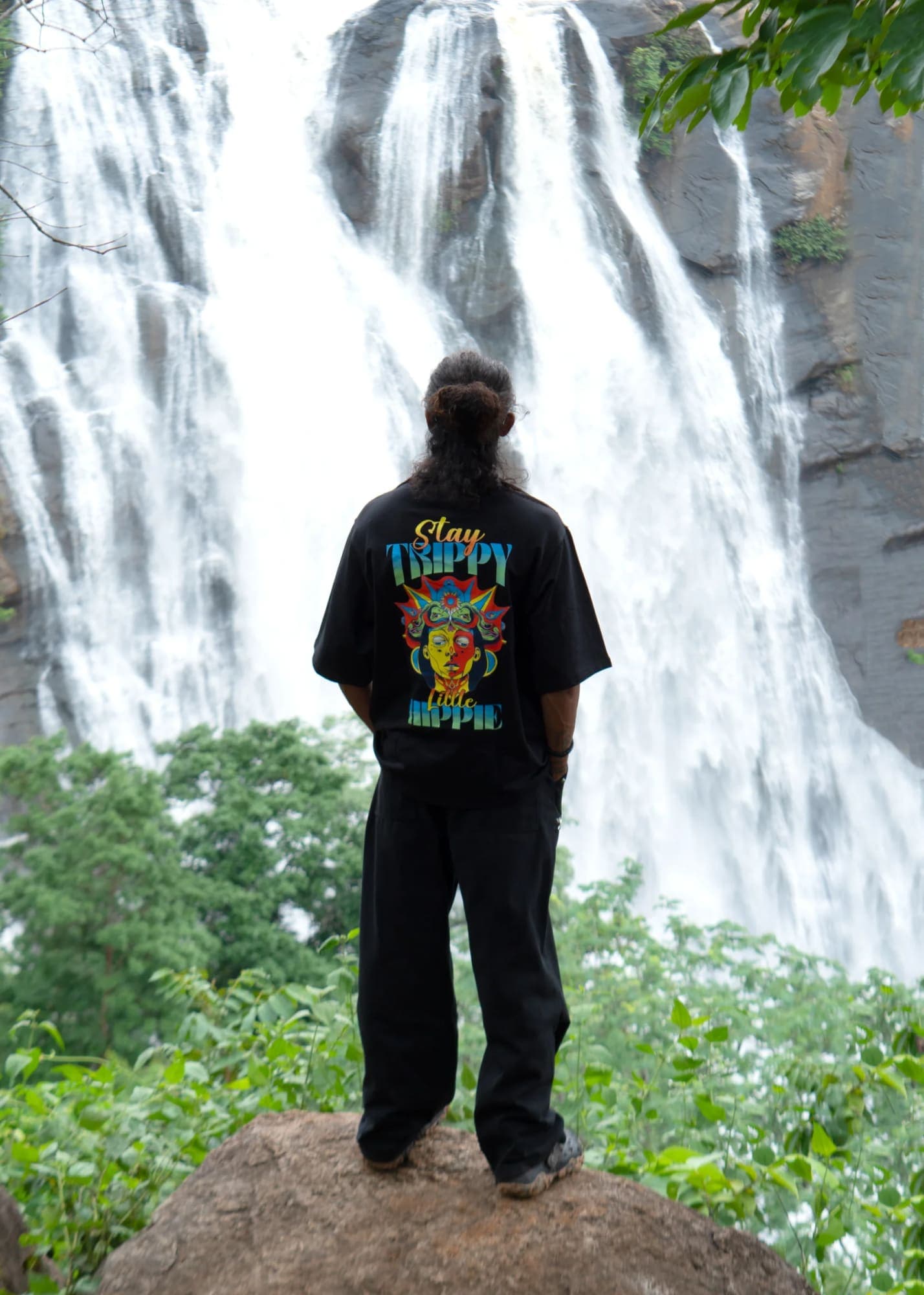 Stay Trippy Little Hippie -Hippie Trippy OS Tee
